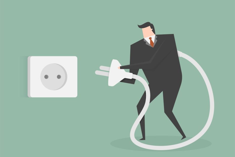 как работать если отключают свет